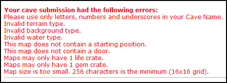 Some Uploader Errors