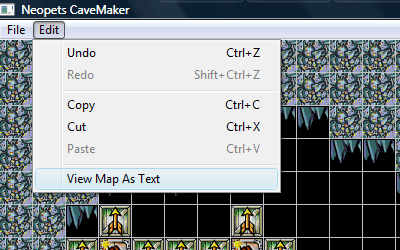 Edit - View Map as Text